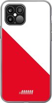 iPhone 12 Hoesje Transparant TPU Case - FC Utrecht #ffffff
