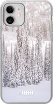 iPhone 12 Mini Hoesje Transparant TPU Case - Snowy #ffffff