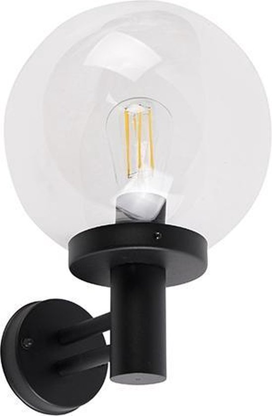 QAZQA sfera - Moderne Wandlamp voor buiten - 1 lichts - D 270 - Buitenverlichting