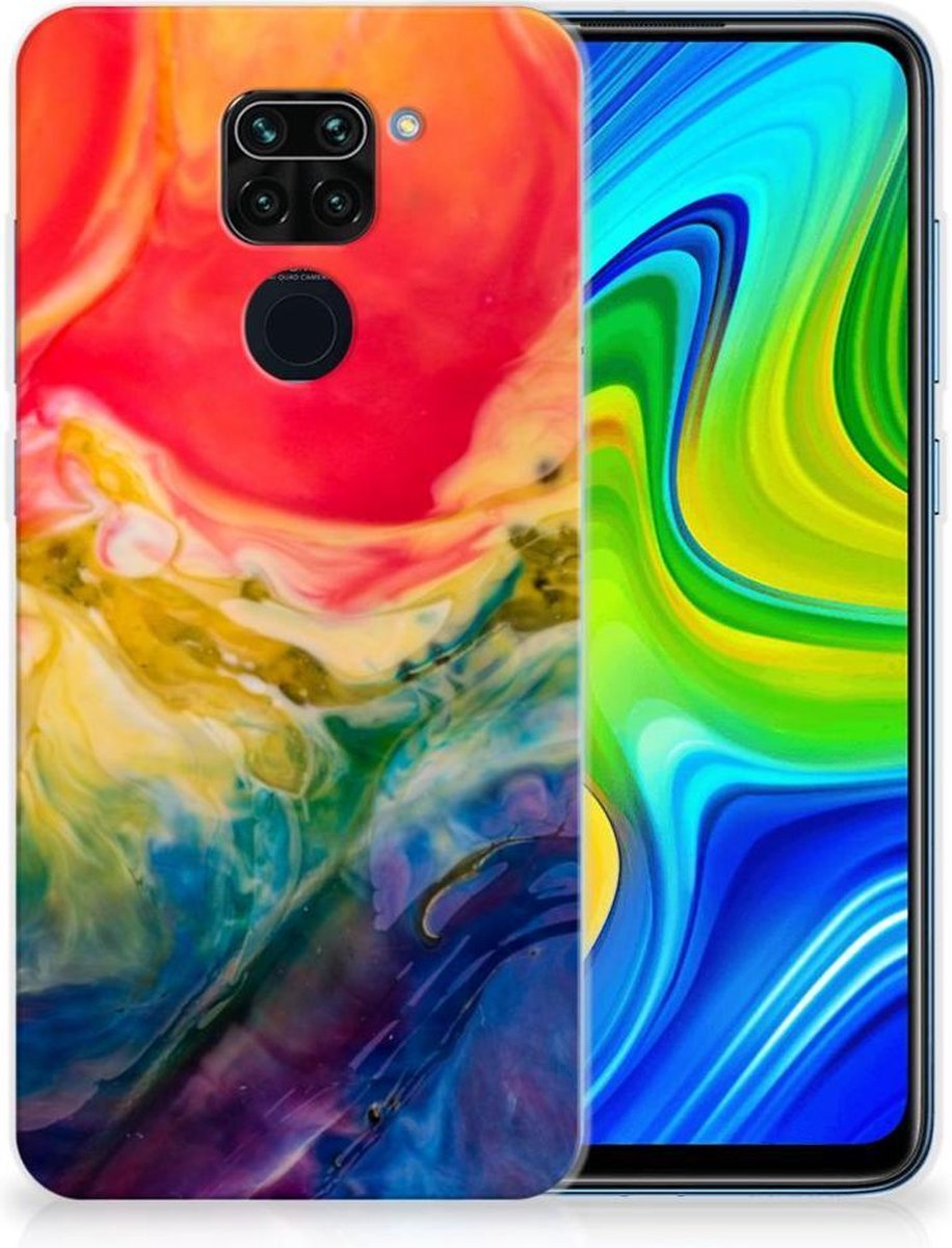 Hoesje maken Xiaomi Redmi Note9 Watercolor Dark