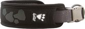Hurtta Weekend Warrior Collar - 45/55 cm - Raven - hondenhalsband soft - zwart