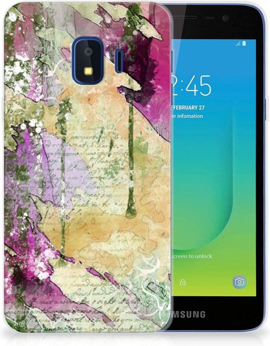 Zenuwinzinking Garantie fotografie Siliconen Hoesje Samsung Galaxy J2 Core GSM Hoesje Customize Schilderij |  bol.com