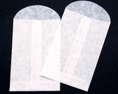 Pergamijn Envelopjes 7,5x11,5cm (100 stuks) | pergamijn zakjes | glassine zakjes