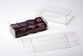 Plastic Doosjes voor Chocolade 7x3,7x14cm Voedselveilig (25 stuks) | Geschenkdoos