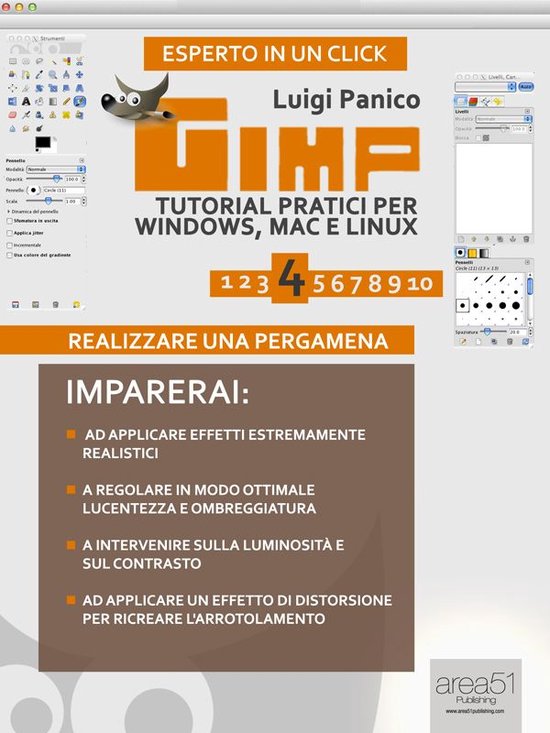 GIMP. Tutorial pratici per Windows, Mac e Linux. Livello 4 - cover
