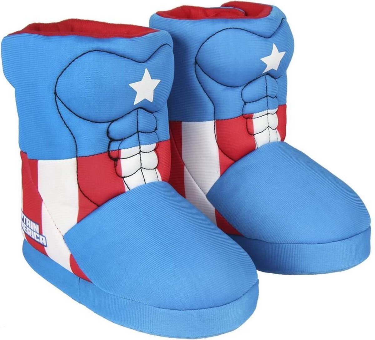 Marvel Avengers Captain America 3D sloffen/pantoffels voor jongens -... |  bol.com