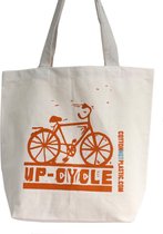 4 stuks schoudertas katoen - shoppingtas - All Over Design Katoenen Tassen 4 stuks (4 ontwerpen) - Up Cycle - Eco - Bio - 'Cotton Not Plastic'