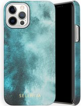 Selencia Maya Fashion Backcover iPhone 12, iPhone 12 Pro hoesje - Air Blue