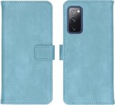 iMoshion Hoesje Geschikt voor Samsung Galaxy S20 FE Hoesje Met Pasjeshouder - iMoshion Luxe Bookcase - Lichtblauw