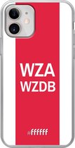 iPhone 12 Mini Hoesje Transparant TPU Case - AFC Ajax - WZAWZDB #ffffff