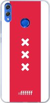 Honor 8X Hoesje Transparant TPU Case - AFC Ajax Amsterdam1 #ffffff