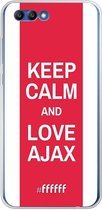 Honor 10 Hoesje Transparant TPU Case - AFC Ajax Keep Calm #ffffff