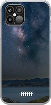 iPhone 12 Pro Max Hoesje Transparant TPU Case - Landscape Milky Way #ffffff