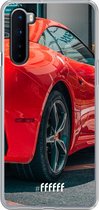 OnePlus Nord Hoesje Transparant TPU Case - Ferrari #ffffff