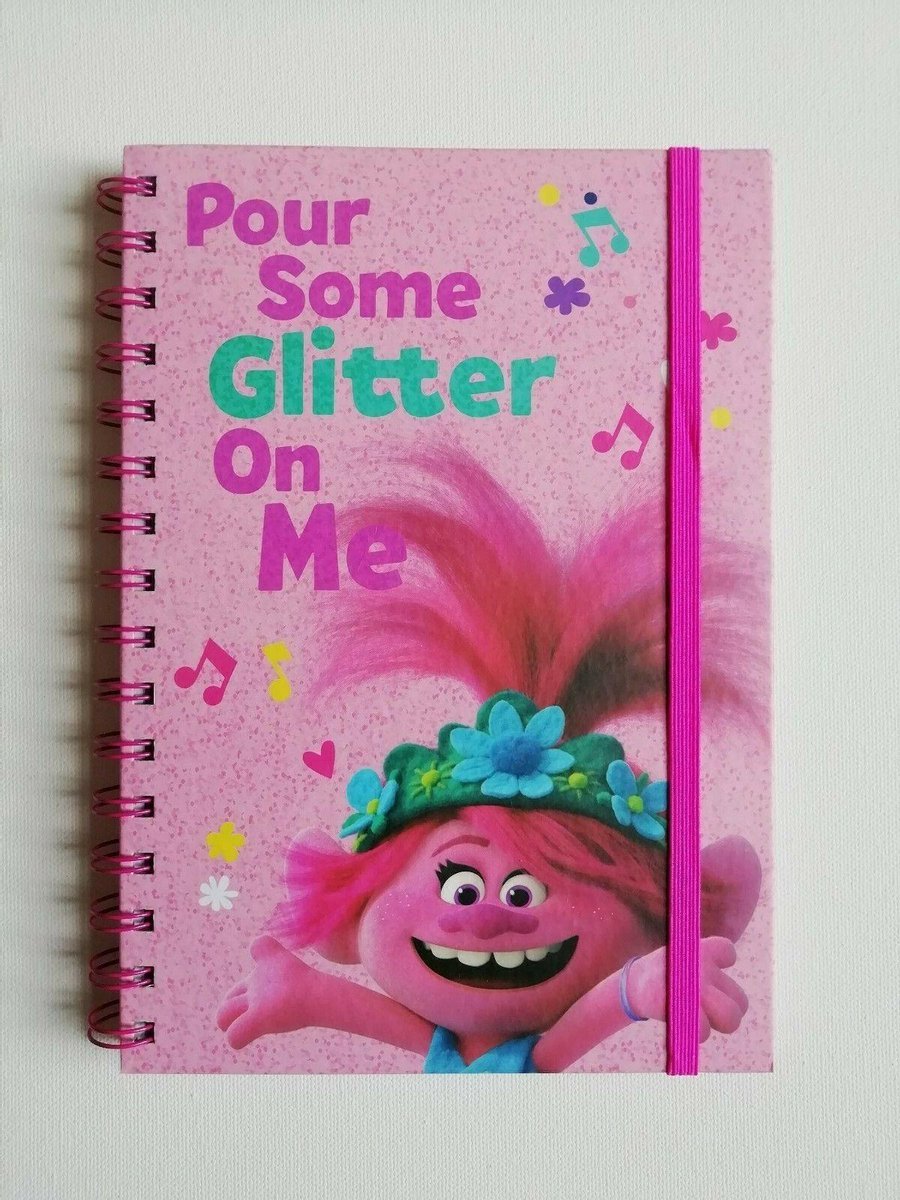Trolls Notebook (Pink)