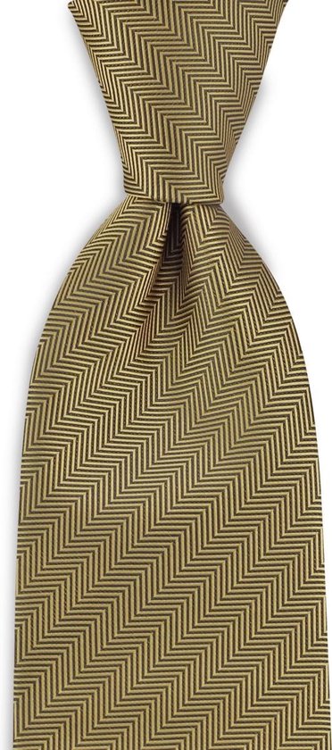 We Love Ties - Stropdas geel - geweven polyester Microfill