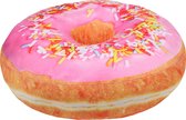 Sprinkels donut kussen lichtroze 40 cm
