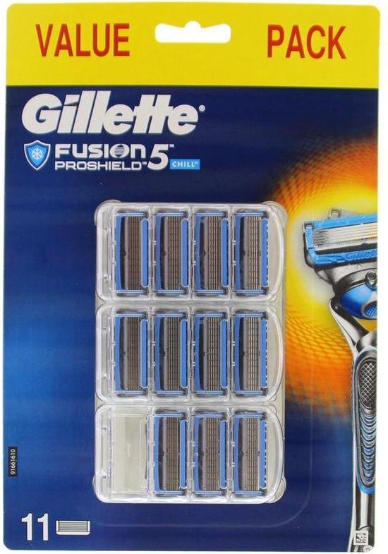 Gillette Fusion 5 Proshield Chill Scheermesjes Mannen - 11 stuks ...