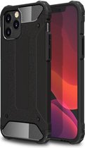 Apple iPhone 12 Hoesje Hybride Shock Proof Back Cover Zwart