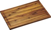 Acaciahouten snijplank 26 x 40 cm - Keukenbenodigdheden - Kookbenodigdheden - Snijplanken van hout - Snijplankjes/snijplankje