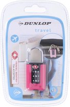 Reistassen/koffers bagageslot met TSA cijferslot roze - Handbagage sloten