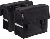 Bagoo Dubbele Fietstas - 46 Liter - Zwart - Bisonyl