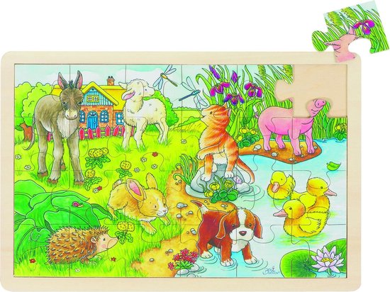 Afbeelding van het spel Goki Puzzel Babydieren