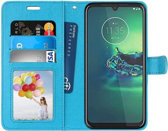 Motorola Moto G Pro 2020 + 2 pièces Glas Screenprotector turquoise