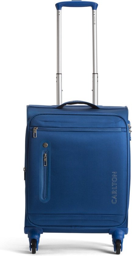 Baby heroïne Verbinding Carlton Nova Spinner Handbagage koffer 55 cm - Blauw | bol.com