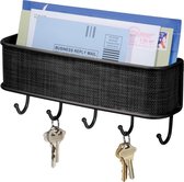 iDesign Sleutel organizer met postbakje - 95877EU - Sorteervakken