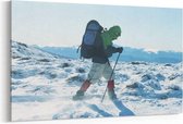 Schilderij - Winter sport — 100x70 cm