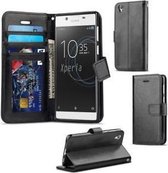 Sony Xperia Z3 Hoesje Wallet Case Zwart