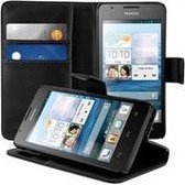 Huawei G525 Hoesje Wallet Case Zwart