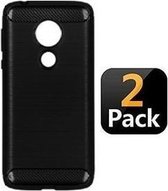 Telefoonhoesje - Back Cover - Geschikt Voor Motorola Moto G7 Power - Zwart