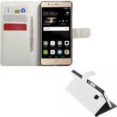 Huawei P9 Lite Hoesje Wallet Case Wit