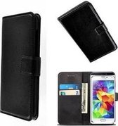 Samsung A9 2016 Hoesje Wallet Case Zwart