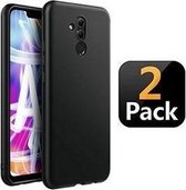Telefoonhoesje - Back Cover - Geschikt Voor Huawei Mate 20 Lite - Zwart