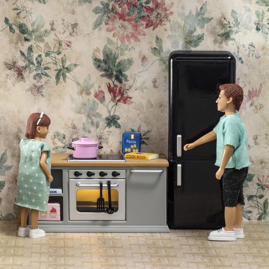 Lundby of Sweden Réf 1290 - 3 Chiens & Gamelle avec Os Maison de Poupées Neuf Bl