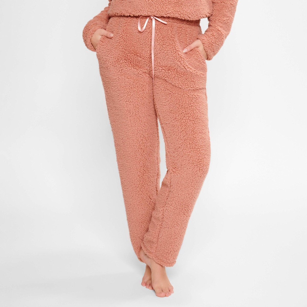 5617 Fluffy Pyjamabroek - Vrouwen - Maat L | bol.com