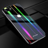 Twilight transparant glazen hoesje voor iPhone SE 2020 & 8 & 7