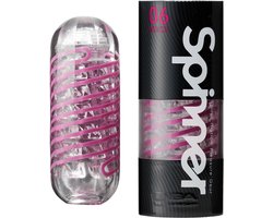 Tenga - Spinner 06 Brick Masturbator - Transparant/Paars
