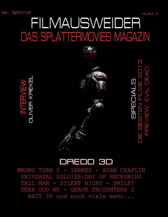 FILMAUSWEIDER - Das Splattermovies Magazin - Ausgabe 3 - Dre ... - cover