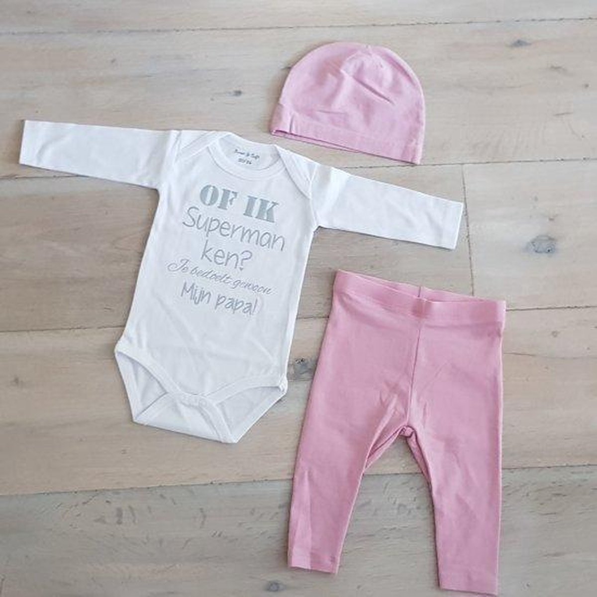 Goedkoopste Baby cadeau geboorte meisje jongen set met tekst aanstaande zwanger kledingset pasgeboren unisex Bodysuit | babykleding Huispakje | Kraamkado | Gift Set babyset kraamcadeau pakje babygeschenk babygeschenkset kraampakket