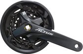 Crankstel Shimano Altus FC-M2000 9-Sp 170 mm 40X30X22T vierkante as - donkergrijs