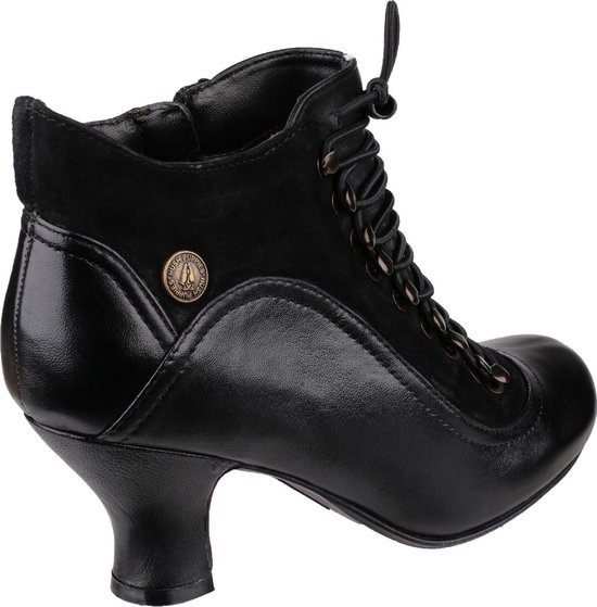 Hush Puppies Dames/dames Vivianna Laarzen met kant naar boven (Zwart) |  bol.com