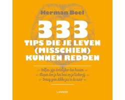 Omslag van 333 tips die je leven (misschien) kunnen redden