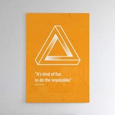 Do The Impossible - Walljar - Wanddecoratie - Poster ingelijst