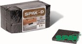 SPAX vlonder pads 100x100x8 mm 25 stuks