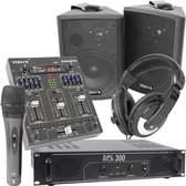 Vonyx geluidsinstallatie Small DJ compleet met Bluetooth mixer