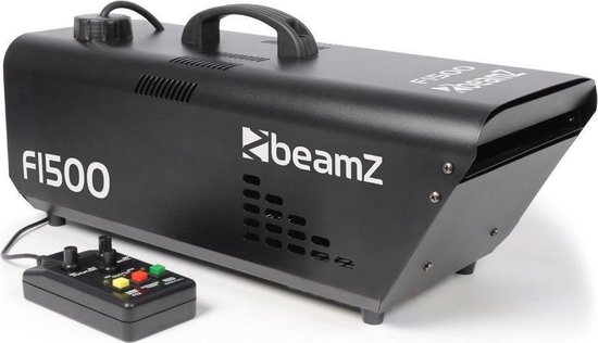 Rookmachine - Beamz F1500 DMX fazer 1500W met timer en output regelaar - BeamZ